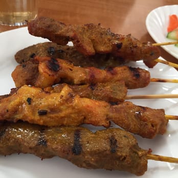 Prata Man Restaurant - Close up of skewers! - Singaporean Near Me - Richmond, British Columbia Prata Man Restaurant - Close up of skewers! - Singaporean Near Me - Richmond, British Columbia