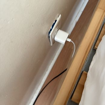 Culver City Hostel - Only plug in room - hanging very loose in the wall! One of them didn't work for charging - Hostels Near Me - Culver City, California