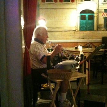Melo Trattoria - Trumpet player in restaurant on a Friday evening - Italian Near Me - Durham, North Carolina