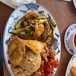 Canton Garden - I got the number 4 that comes with all these included:) it was delicious and staff was so nice :)