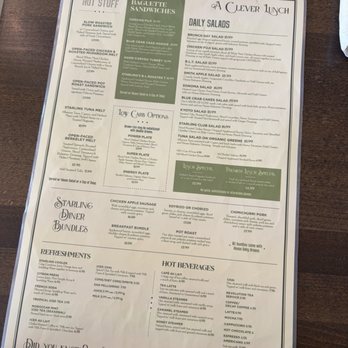 Starling Diner - Menu - New American Near Me - Long Beach, California Starling Diner - Menu - New American Near Me - Long Beach, California