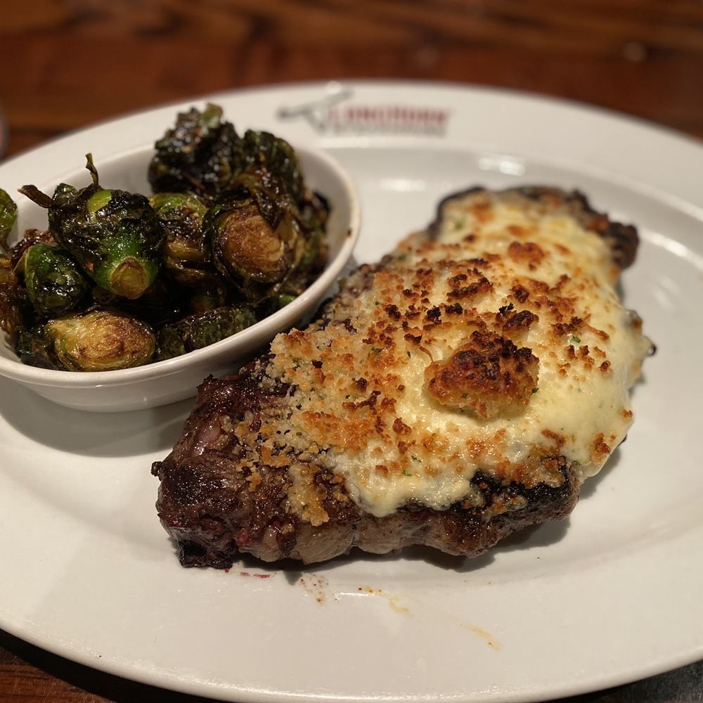 LongHorn Steakhouse - Outlaw Ribeye Crispy Brussels Sprouts Parmesan Cheese Crust - Steakhouses Near Me - Tampa, Florida LongHorn Steakhouse - Outlaw Ribeye Crispy Brussels Sprouts Parmesan Cheese Crust - Steakhouses Near Me - Tampa, Florida