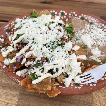 Chilaki's - Chilaquiles with red and green sauce. - Mexican Near Me - Bakersfield, California