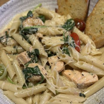 Cadillac Ranch - Shrimp and salmon Alfredo - Bars Near Me - Oxon Hill, Maryland Cadillac Ranch - Shrimp and salmon Alfredo - Bars Near Me - Oxon Hill, Maryland