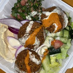 Falafel King - Summer Street - Falafel salad plate