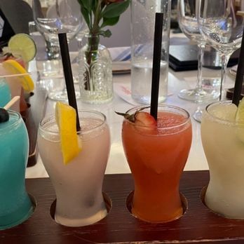 State Fare Kitchen & Bar-The Woodlands - Margarita flight - Breakfast & Brunch Near Me - Spring, Texas State Fare Kitchen & Bar-The Woodlands - Margarita flight - Breakfast & Brunch Near Me - Spring, Texas