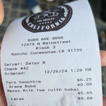 Boba Ave 8090 - check please - Bubble Tea Near Me - Rancho Cucamonga, California Boba Ave 8090 - check please - Bubble Tea Near Me - Rancho Cucamonga, California
