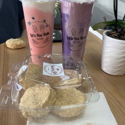 Let's Tea Talk - Ube buttercake and strawberry burst
