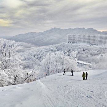 Sugar Top Resort - Winter Time Top of Sugar Mountain looking at SugarTop condos - Hotels Near Me - Banner Elk, North Carolina