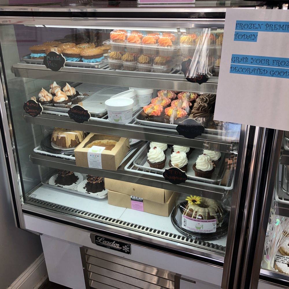 Mo'Pweeze Bakery - 1 of 3 bakery cases filled with delicious vegan treats! - Cupcakes Near Me - Rockaway , New Jersey Mo'Pweeze Bakery - 1 of 3 bakery cases filled with delicious vegan treats! - Cupcakes Near Me - Rockaway , New Jersey