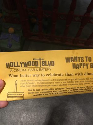 Menu photo 6 Hollywood Blvd Cinema Woodridge, IL Menu photo 6 Hollywood Blvd Cinema Woodridge, IL