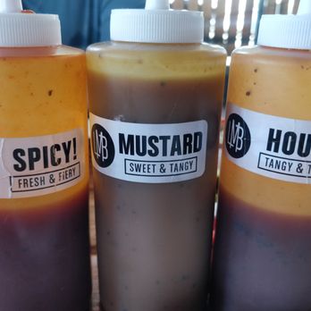 Little Miss BBQ - I couldn't taste the difference between the House and the Spicy honestly. Maybe more spices? They were full when the 5 of us got them. - Barbeque Near Me - Phoenix, Arizona