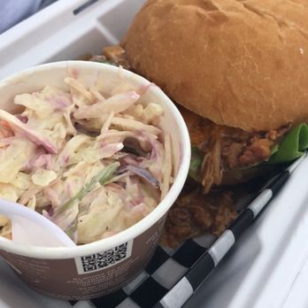 Alley Cat Cafe - Pulled chicken sandwich and delicious coleslaw - Themed Cafes Near Me - Stratford, Ontario Alley Cat Cafe - Pulled chicken sandwich and delicious coleslaw - Themed Cafes Near Me - Stratford, Ontario