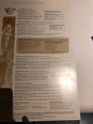 Menu photo 7 Bonefish Grill Wesley Chapel, FL