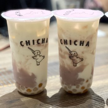 Chicha Restaurant - Taro boba tea- not good - Desserts Near Me - Montreal, Quebec