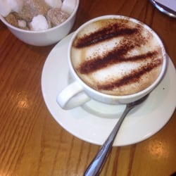 Caledonia - Cappuccino and a big ole bowl of sugar