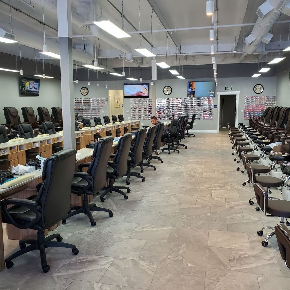 Stone Nails - All that space!!! Manicure stations that aren't crowded. - Nail Salons Near Me - Sacramento, California Stone Nails - All that space!!! Manicure stations that aren't crowded. - Nail Salons Near Me - Sacramento, California