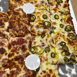 Deep dish pizza