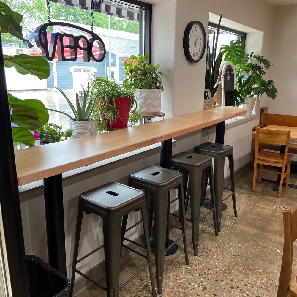 The Bake Sale - a row of bar stools in front of a window - Bakeries Near Me - West Allis, Wisconsin The Bake Sale - a row of bar stools in front of a window - Bakeries Near Me - West Allis, Wisconsin