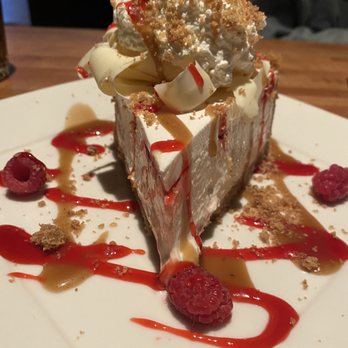 The White Chocolate Grill - White Chocolate Raspberry Cheesecake - New American Near Me - Naperville, Illinois
