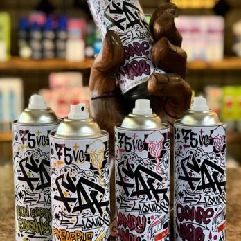 Freedom Vapes - Far E-liquid by Element! Grape Vape, Pineapple Bliss, Candy Punch and Neon Green Slushie. 100ml bottles in a cool can with a sticker and tan - Vape Shops Near Me - Leesburg, Florida