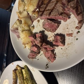 1854 Grille - Ribeye , smashed red potato, asparagus - Steakhouses Near Me - Sioux City, Iowa
