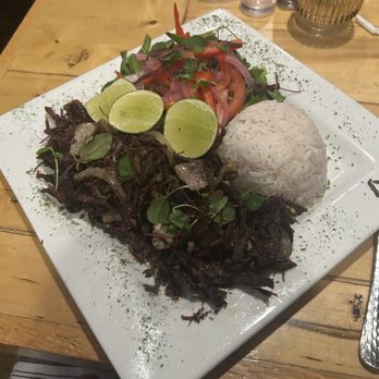 Sazon Cubano - Vaca Frita (Fried Cow) - Cuban Near Me - Chicago, Illinois Sazon Cubano - Vaca Frita (Fried Cow) - Cuban Near Me - Chicago, Illinois