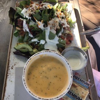First Watch - Sweet Honey Pecan Salad and Broccoli Cheddar Soup - Breakfast & Brunch Near Me - Ocala, Florida