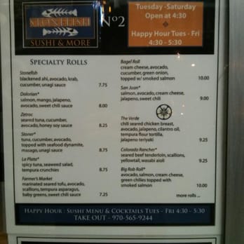 Stonefish Sushi - Sushi Bars Near Me - Cortez, Colorado Stonefish Sushi - Sushi Bars Near Me - Cortez, Colorado