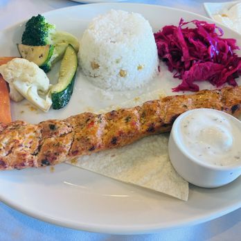 Ephesus Bistro & Grill - Chicken Adana Kebab with veggies and rice - Mediterranean Near Me - Rowlett, Texas Ephesus Bistro & Grill - Chicken Adana Kebab with veggies and rice - Mediterranean Near Me - Rowlett, Texas