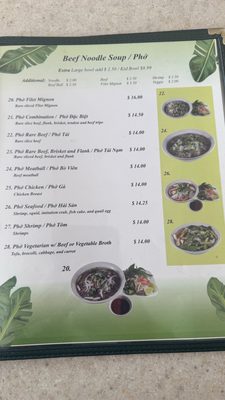 Menu photo 1 Pho Mai Vietnamese Gourmet Temecula, CA Menu photo 1 Pho Mai Vietnamese Gourmet Temecula, CA