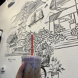 Unphogettable Taro Iced Latte Unphogettable Taro Iced Latte