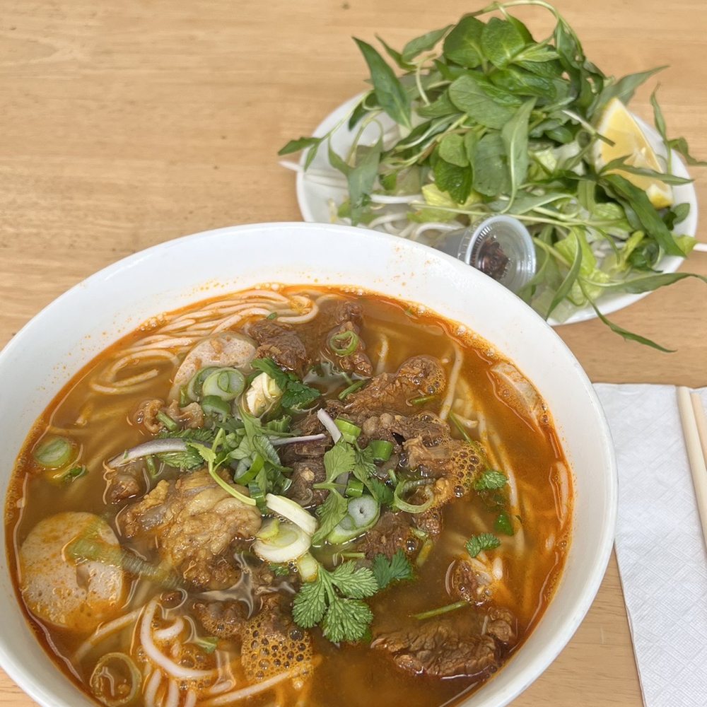 Mong Thu Cafe - #18 red beef noodle soup - Vietnamese Near Me - San Francisco, California Mong Thu Cafe - #18 red beef noodle soup - Vietnamese Near Me - San Francisco, California