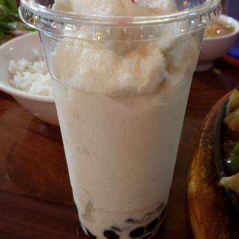 Vina Asian Restaurant - Coconut smoothie with tapioca. Boba/bubble tea. - Vietnamese Near Me - Spokane, Washington