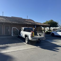 Bathrooms were being cleaned. And not attached to a restaurant or gas station Bathrooms were being cleaned. And not attached to a restaurant or gas station