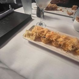 Columbia roll and lychee martini