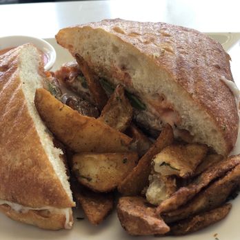 Utopia Caffe - Tuna Melt with fries - Breakfast & Brunch Near Me - Tustin, California