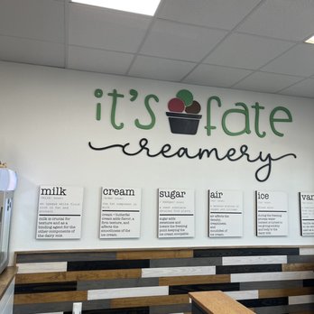 It's Fate Creamery - Ice Cream & Frozen Yogurt Near Me - Rockwall, Texas