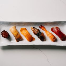 Kanpai Sushi - A few of our sushi bar selections.