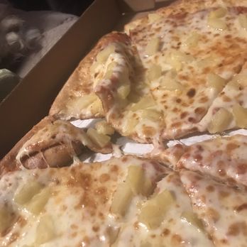 Hiller’s Pizzeria - I ordered a large extra pineapple pizza, that's not extra anything and have of my pizza was upside down or rolled up. - Pizza Near Me - Hopkinton, Massachusetts