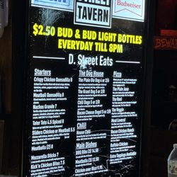 Daniel Street Tavern - 06/13/2024 menu