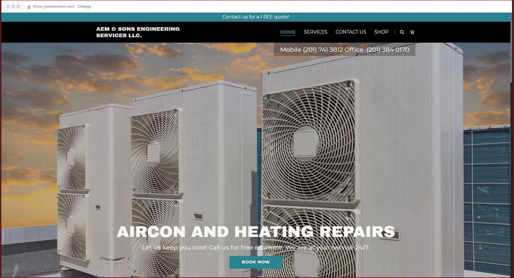 Slide of AEM And Sons Engineering Services