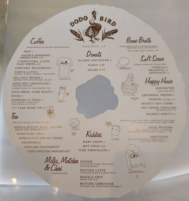 Menu photo 7 Dodo Bird Donuts La Jolla, CA