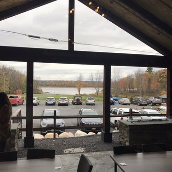 Rocky's on The Lake - Looking out over Hinkley from the outside deck - Pizza Near Me - Cold Brook, New York Rocky's on The Lake - Looking out over Hinkley from the outside deck - Pizza Near Me - Cold Brook, New York