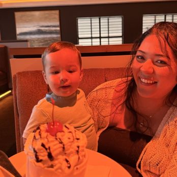 Land Ocean Restaurant Sparks - My grandson having dessert - New American Near Me - Sparks, Nevada Land Ocean Restaurant Sparks - My grandson having dessert - New American Near Me - Sparks, Nevada