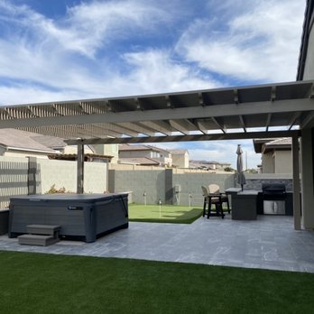 Xcel Xteriors inc DBA JLC Enterprises - a patio with a hot tub - General Contractors Near Me - Gilbert, Arizona Xcel Xteriors inc DBA JLC Enterprises - a patio with a hot tub - General Contractors Near Me - Gilbert, Arizona
