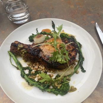 Foreign Cinema - Grilled lavendar brined pork chop - Breakfast & Brunch Near Me - San Francisco, California