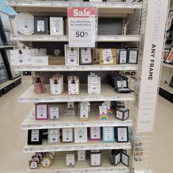 Michaels - Mini frames section
