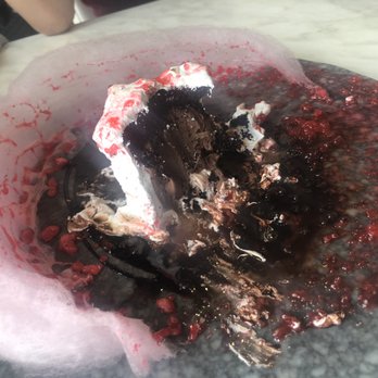 La Vie - Half eaten Cotton Candy Baked Alaska ($27) - Cocktail Bars Near Me - Washington, DC, District of Columbia