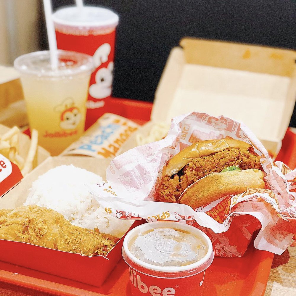 Jollibee - spicy chicken burger - Chicken Shop Near Me - North York, Ontario